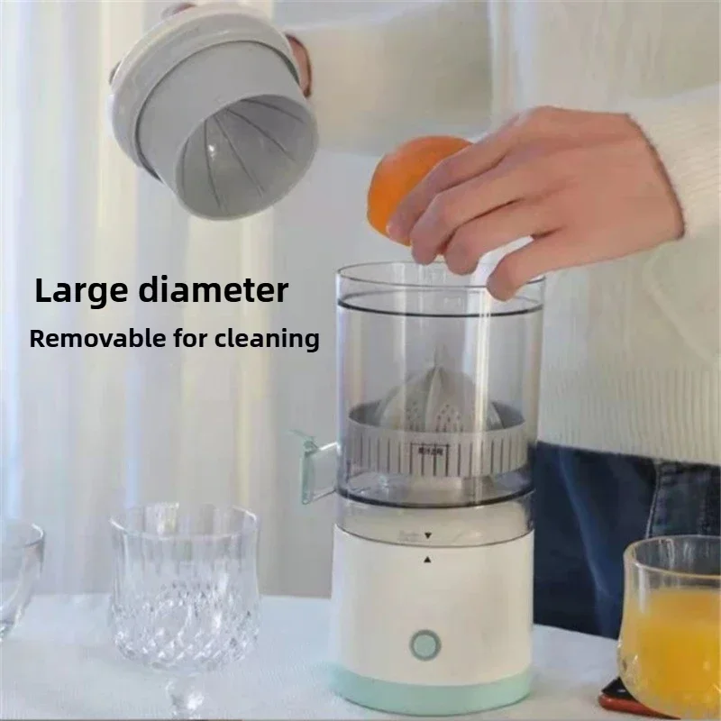 1PC Portable Electric Juicer Orange Lemon Juice USB Rechargeable Citrus Wireless Fruit Blender Automatic Fresh Juicing Cup 3