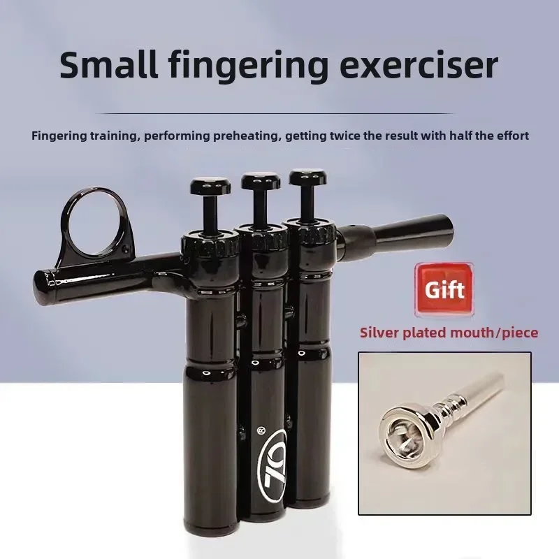 Newly Purchased Products Trumpet Breath Trainer, Standard Trumpet Training Device, Finger Trainer, Fingering Exercises trumpet instrument wind instrument trainer