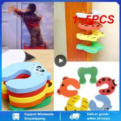 1~5PCS Cartoon Adorable Versatile Door Stoppers Cute Safe Baby Safety Door Accessories Home Improvement High-quality Protective