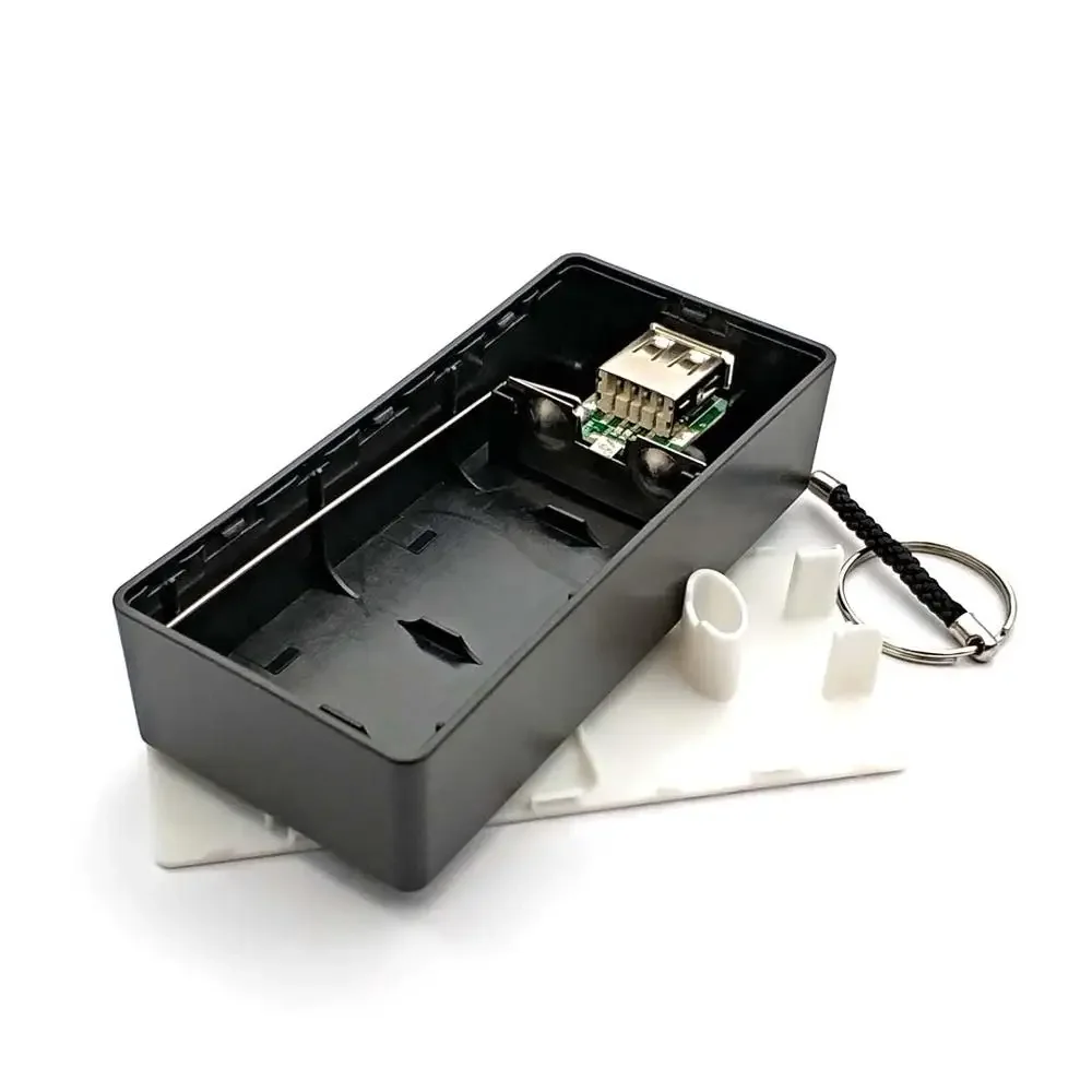 2X 18650 USB Power Bank Battery Charger Case DIY Box Power Bank Case Kit Battery Storage Box battery storage box power bank case battery power bank box
