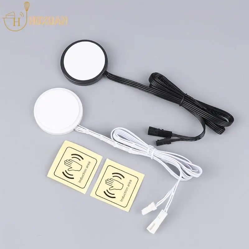 스윕 조광기 센서 침투 스위치, 12V-24V 목재 패널 터치 스위치, LED 디밍 가능 터치 감지, 숨겨진