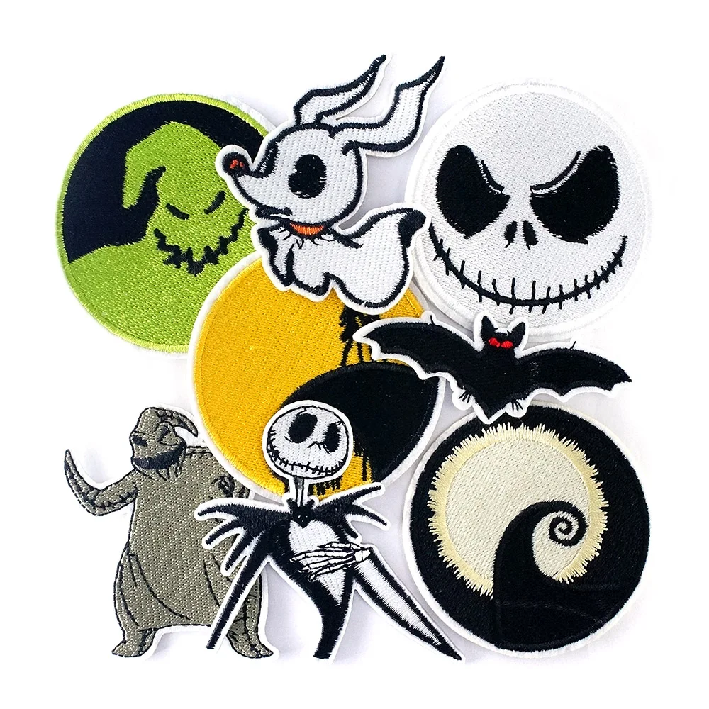 박쥐 개 유령 패치, 자수 아플리케 다림질 의류, 바느질 용품, 장식 배지, 수제 패치, 로트당 8 개