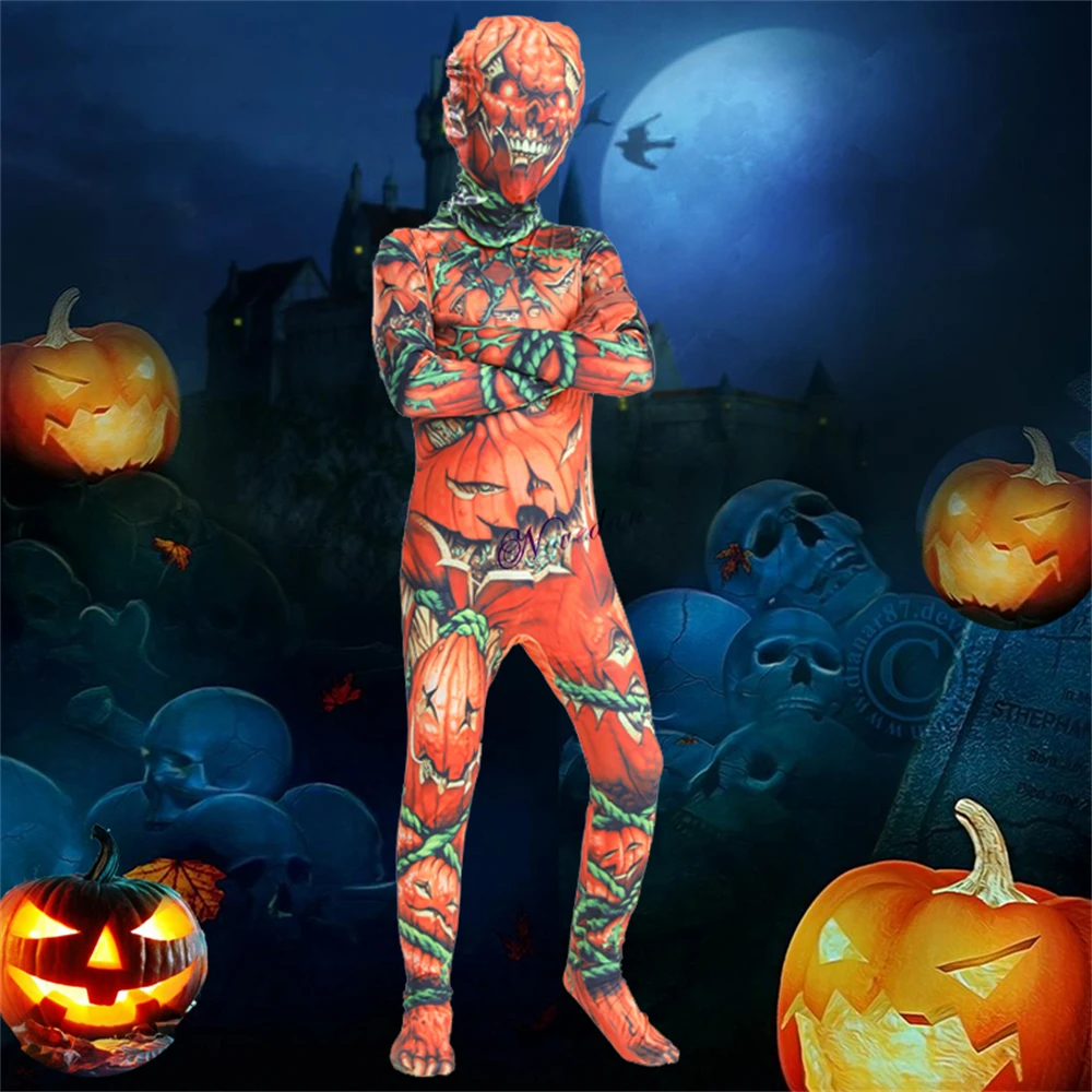 Kürbis-Kostüm Für Erwachsene - Halloween Outfit Mit Hut Für Männer & Frauen