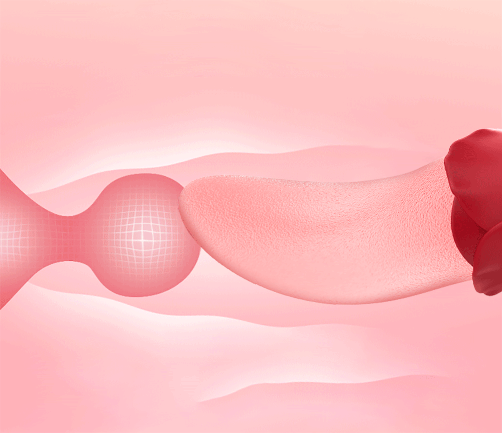 Rose Tongue Licking Sucker Vibrator For Women Nipple Clit Stimulator Love Egg Dildo Vibrating Massager Female Adult Sex Toys