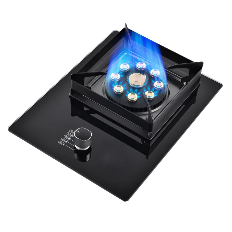 Gas Stove Single-range Household Table Embedded Dual-purpose Liquefied Natural Hot Stainless Steel Tempered Glass Wholesale 3