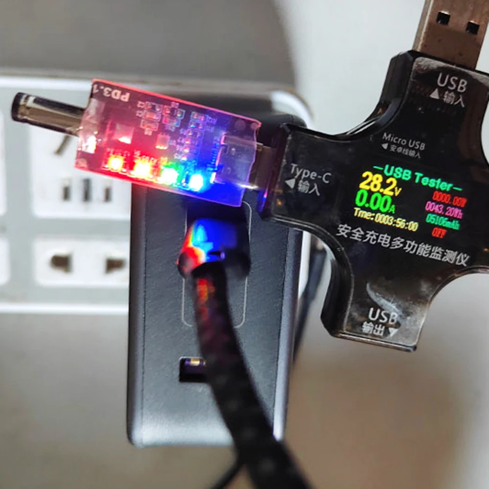 Adafruit Re-programmable USB-C PD to Barrel Jack Cable