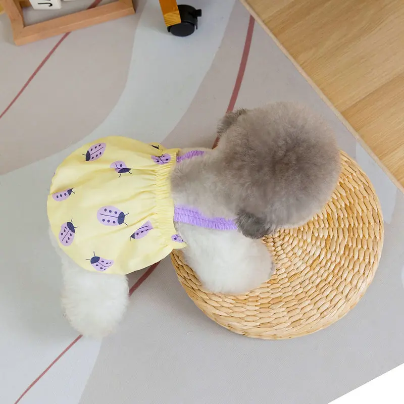 Dog Spring and Summer Clothes Cat Clothes Pet Spider Suspender Skirt