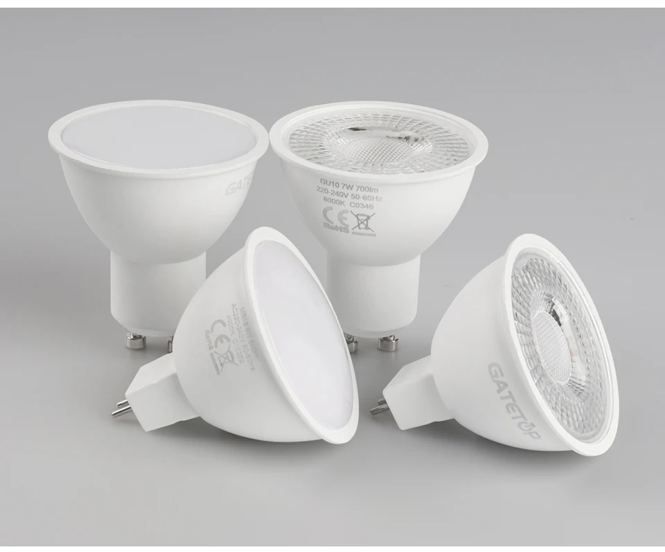10PCS/LOT Spot Gu10 GU5.3 Spotlight AC220V 3W-8W 3000K/4000K/6000K Sf7192445a7234d329469d223db00ef12f