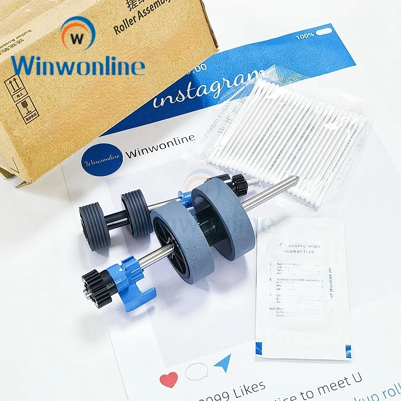 1 takım B12B 819031 B 819041041 EPSON ES 400 500 865 DS 530 570 575 770 755 780 870 970 FF 680 W için Tarayıcı Silindiri Montaj Kiti