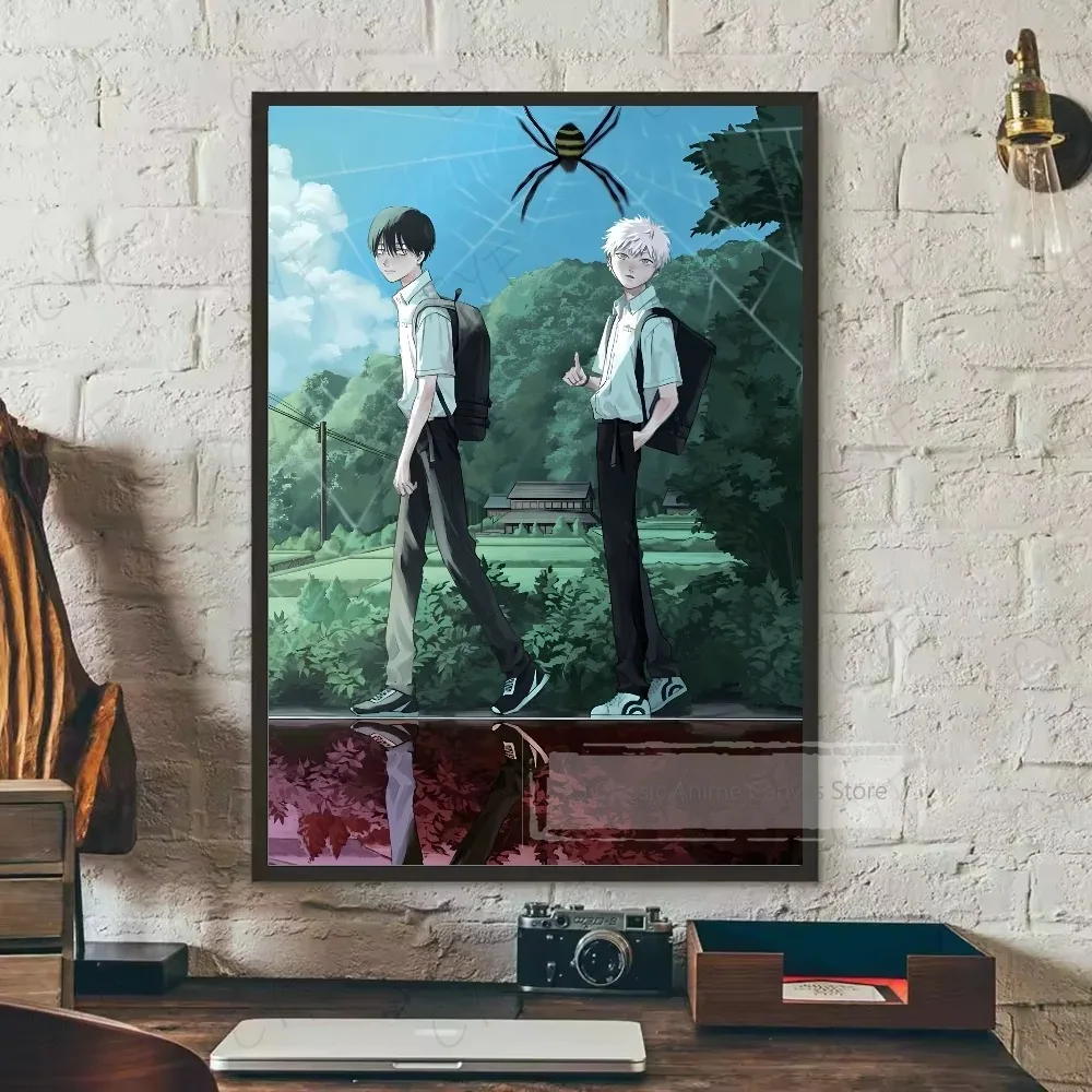 Summer Hikaru Died Vintage Anime Poster Wall Art - High Quality Print for Living Room or Bar Decor, Perfect Gift