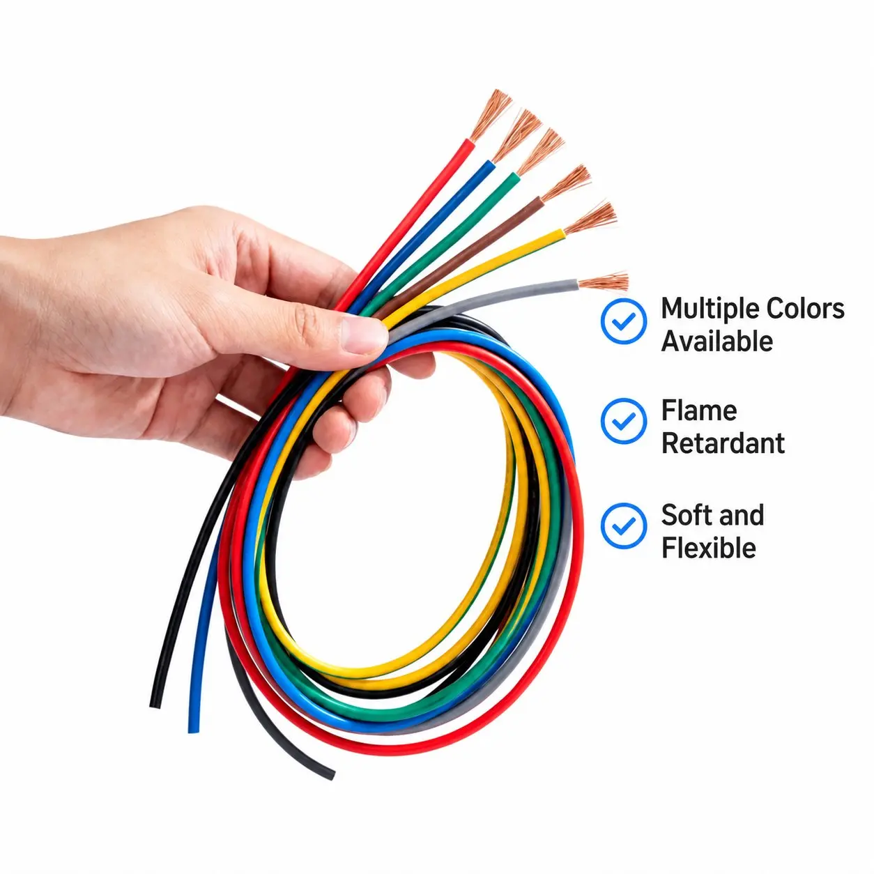Premium Silicone Electric Wire - Soft, Flexible, High Temperature Resistant - 5 Meters/16.5ft