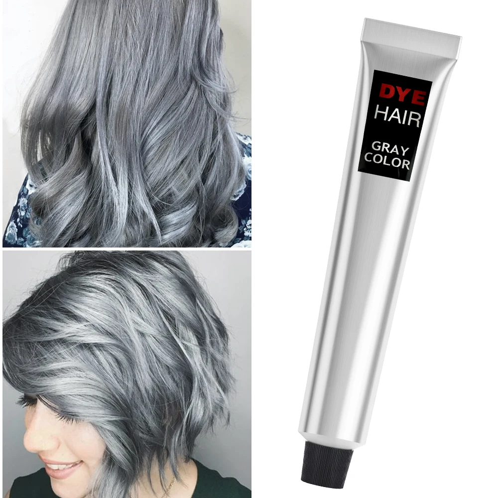 Gray Hair Dye Cream Unisex Natural Plant Extract