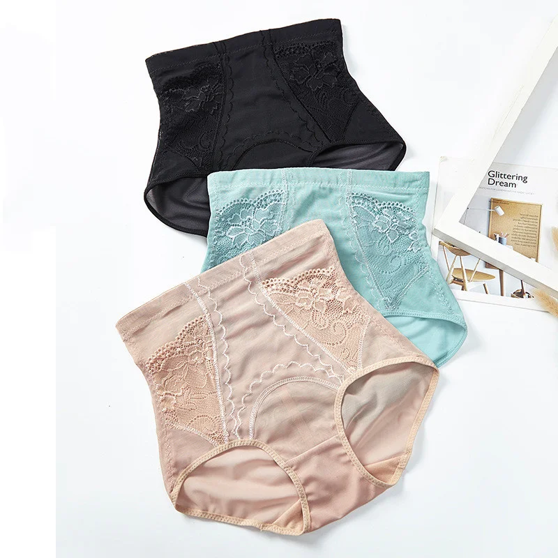 

Hip lift Women High Waist Pure Cotton Body Shaping Abdomen Slim Underwear Briefs Women Breathable Large Panties Sexy Lingerie