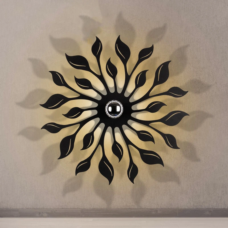 

Simple Bright Creative Shadow New Modern LED Wall Lamps Living Study Dining Room Bedroom Bedside Aisle Bar Light Indoor Lighting