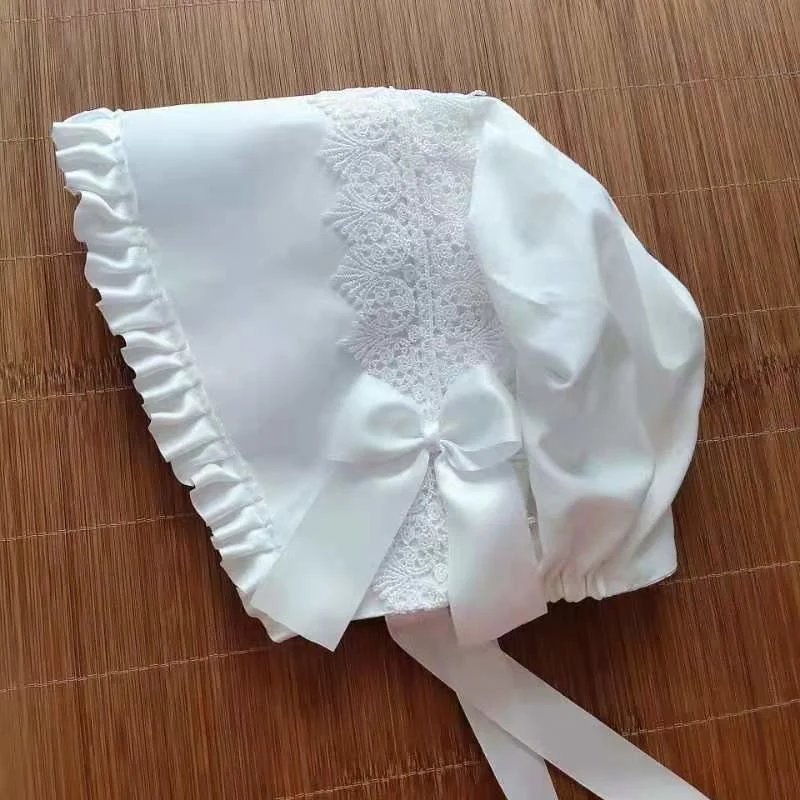 Cappello Berretto In Misto Cotone Per Donna - Stile Lolita Gotico Vintage, Nero, Taglia Unica, Ideale Per Feste