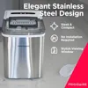 Countertop Ice Maker, Compact Machine, 26 lbs per day, Stainless 3