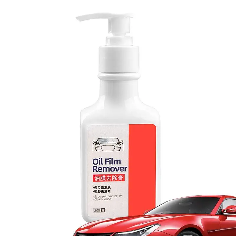 

Car Glass Oil Film Remover Auto Glass Cleaner Agent Water Spot Removal Cream For Bathroom Automotive Home Glass To Remove Stains