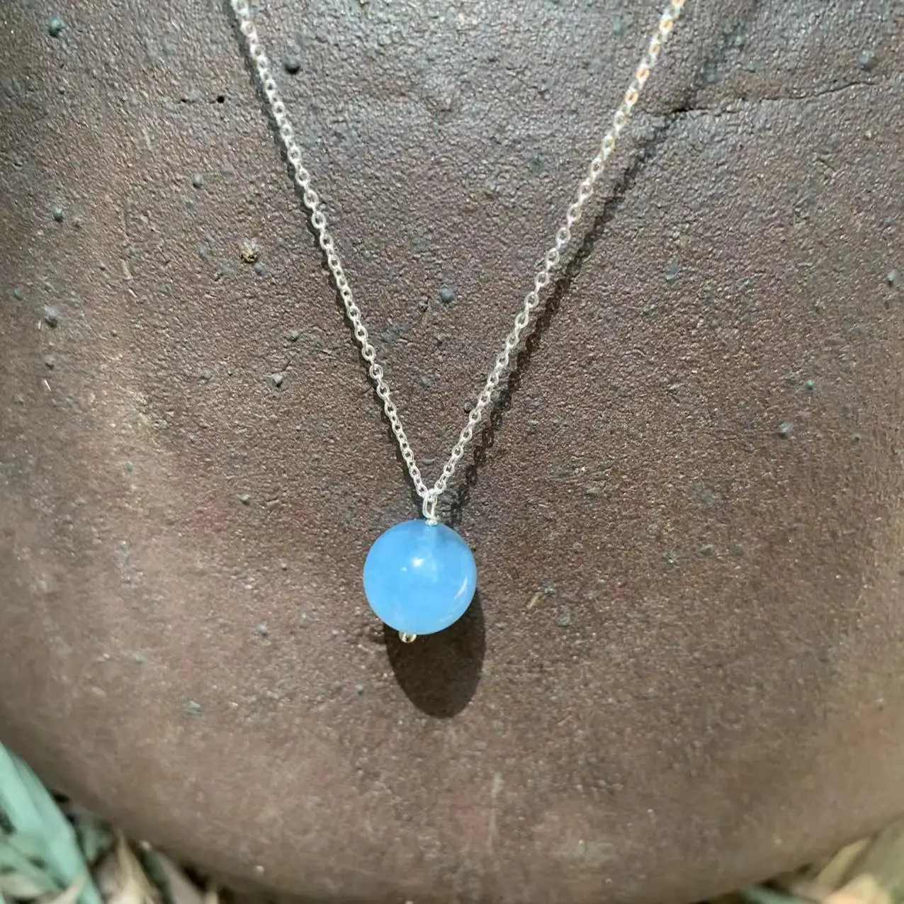 Natural Aquamarine Choker Necklace For Women Gemstone High Quality Jewelry Design Handmade Cute Choker