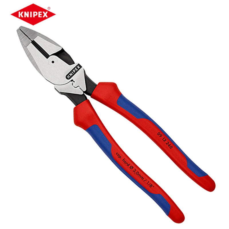 

KNIPEX Lineman's Pliers Cutting Plier Suit for Soft and Hard Wire Ultra-High Leverage 0901240 |0902240|0911240|0912240