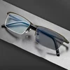 Vintage Business Half Frame Photochromic Myopia Glasses Metal Near Sight Eyeglasses Finished Minus Eyewear Diopter 0 To -6.0 4