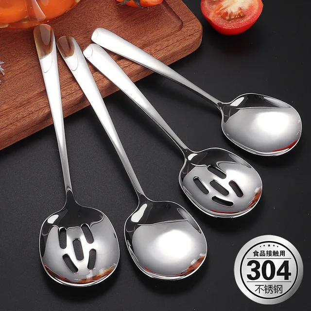 Silver Kitchen Stainless Steel Serving Spoon: A Versatile Addition to Your Culinary Arsenal