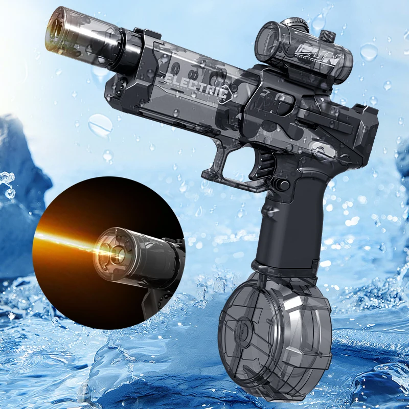 Fire Rat Electric Water Pistol Cool Light Full Automatic Water Spray Gun Summer Toy Sports Entertainment Children Gifts 5