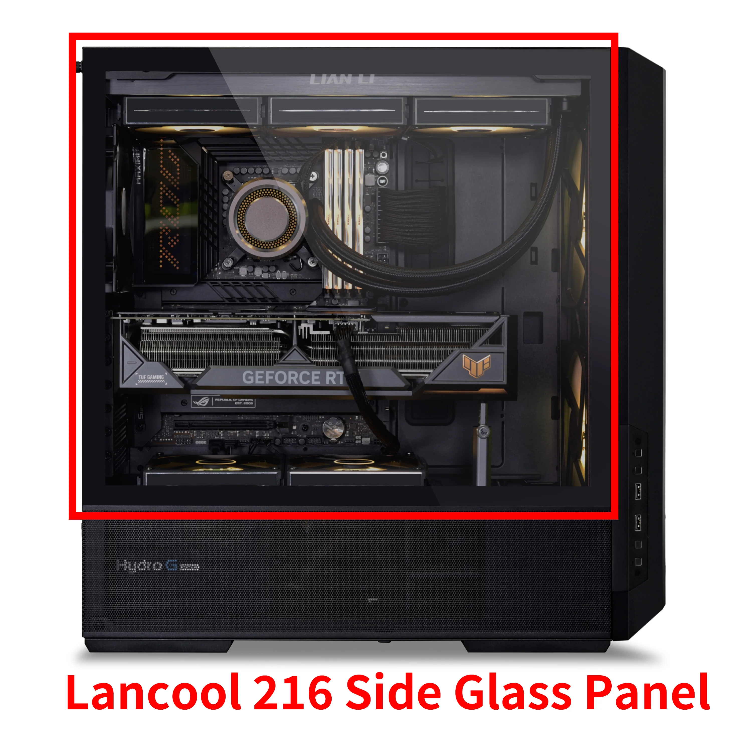 Lian-Li Lancool 216 Side Glass Panel(Black)