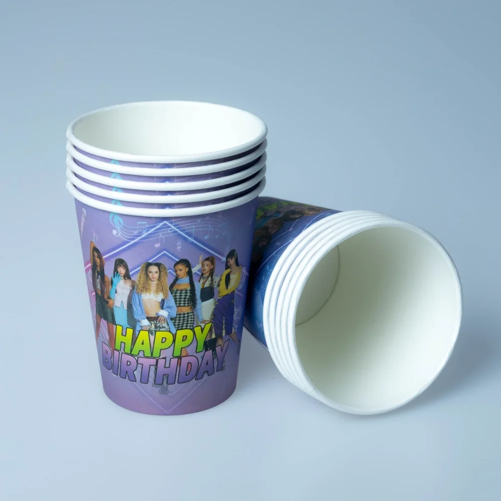 60-teiliges Katseye Geburtstags-Dekorationsset Superstar-Party Einwegbecher Teller Servietten Mädchen Happy Birthday Party Zubehör Spielzeug – Detail 7