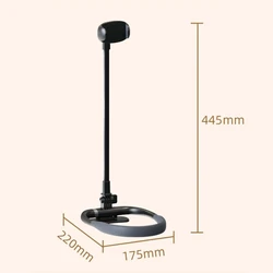 Hands - Free Adjustable Neck Mount Phone Holder (Black)