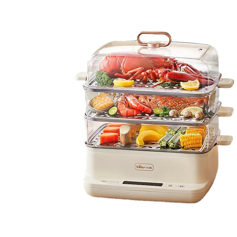 3 layers Intestinal Powder Machine Electric Steamer Drawer Type Multifunction Steamer Steamed Vermicelli Roll Rice Noodle Steame