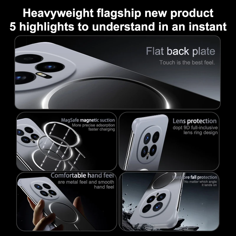 Gradient Frameless Magnetic Magsafe Ultra Slim Hard PC Protection Case