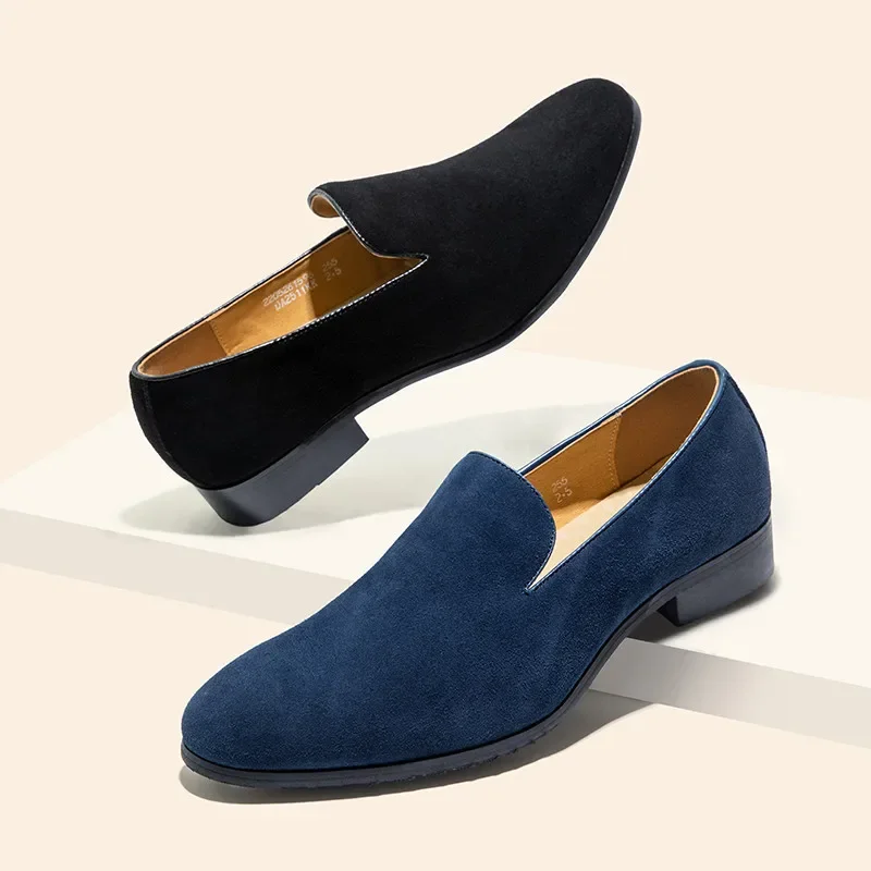 Men's Slip-On Loafer Dress Shoes - Business Formal Square Toe, Vegan Leather, Sizes 8-13 Men's Slip-On Loafer Dress Shoes - Business Formal Square Toe, Vegan Leather, Sizes 8-13