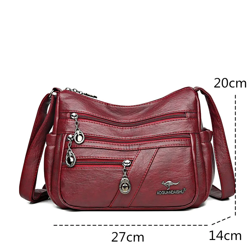 Classique sac cuir femme rouge De Luxe Femmes Sacs Designer Sac