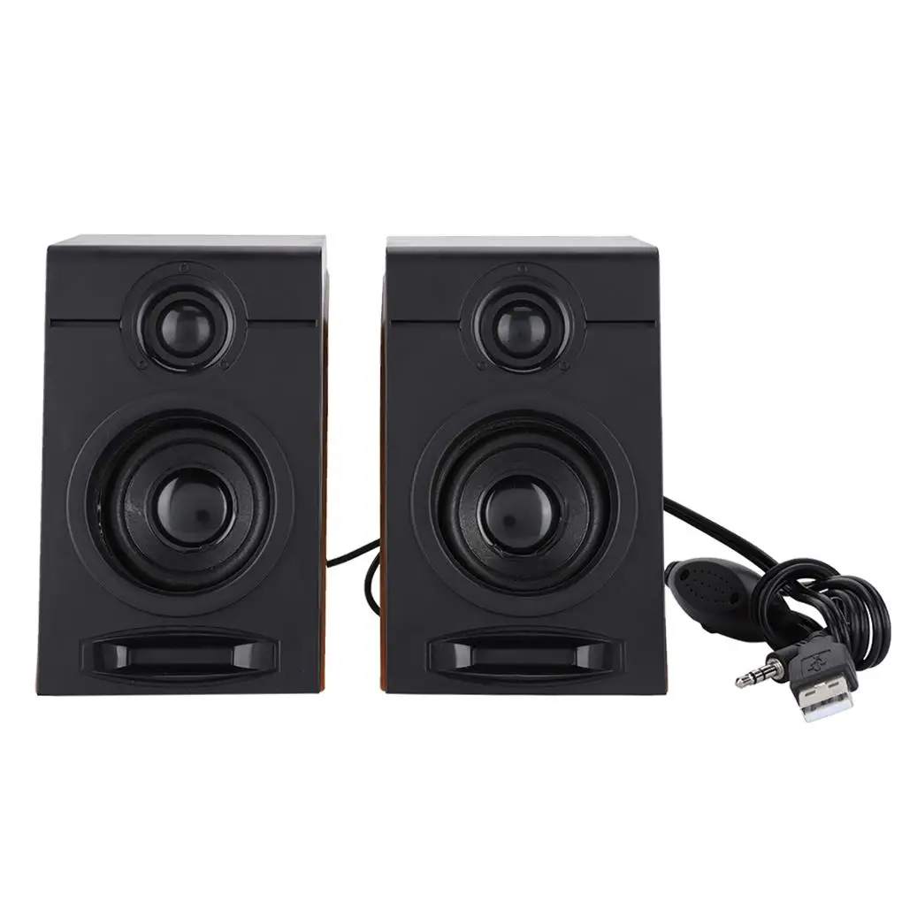 중저음 컴퓨터 스피커 소음 차단 사운드 서브우퍼 무선 USB2.0 채널 목재 질감 부스트 활성 오디오