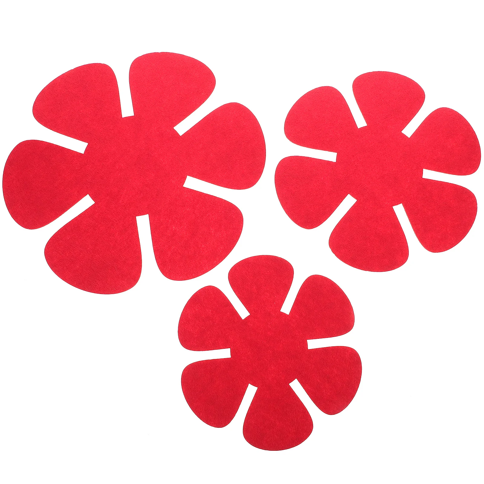 

Защита сковородок, антипригарная защита сковородок, изолированная Нетканая искусственная фетровая защита для плиты, красные модели