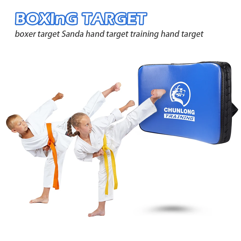 PU Leather MMA Muay Thai Sanda Karate Foot Target Taekwondo Boxing Kicking Pad