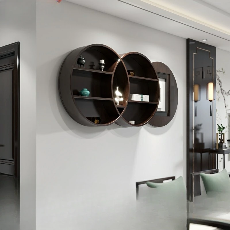 

Chinese watch box three-dimensional push-pull decorative painting shelter box solid wood weak electric box shelf creative