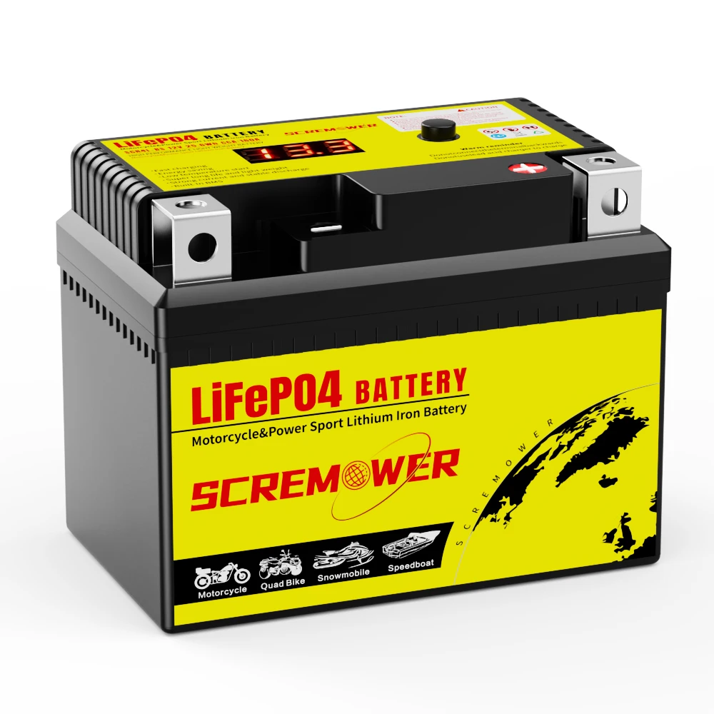 Scr4L-BS 12V 2Ah Motorcycle Starter Battery CCA 160A Powersport Lithium Phosphate Battery For Motorcycle Scooter ATV UTV Quad motorcycle battery,lithium phosphate battery,scooter battery