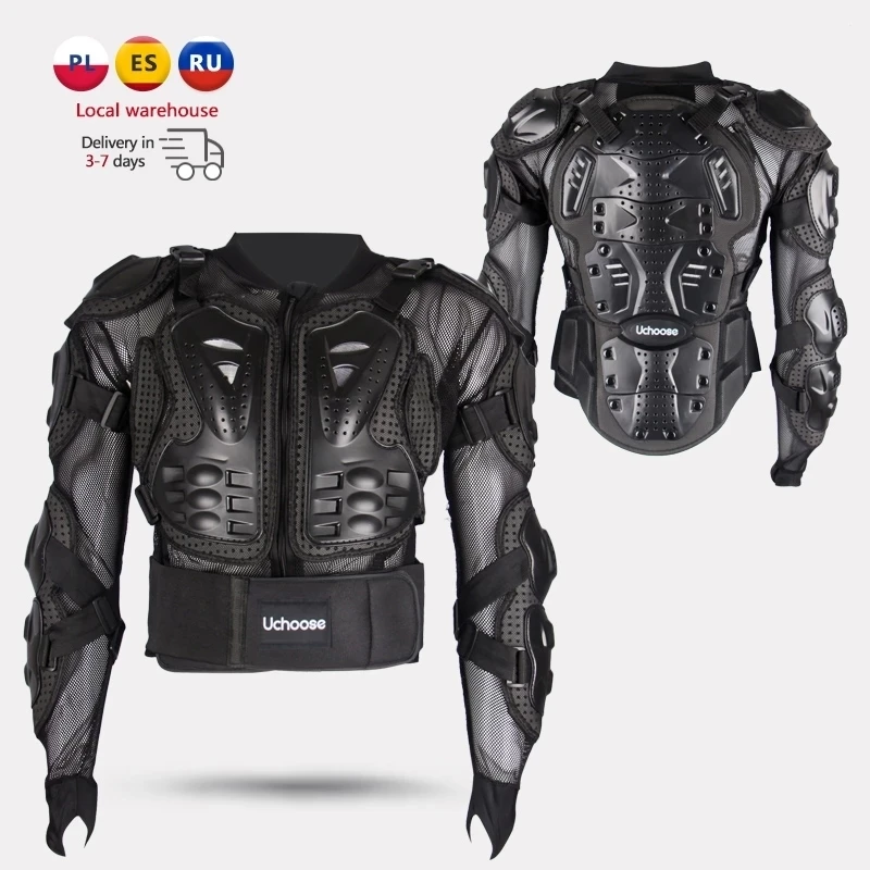Motorcycle Jackets Full body Protection BLACK RED ARMOR turtle Moto jackets men motorcycle gear motocross clothing GP bike cloth
