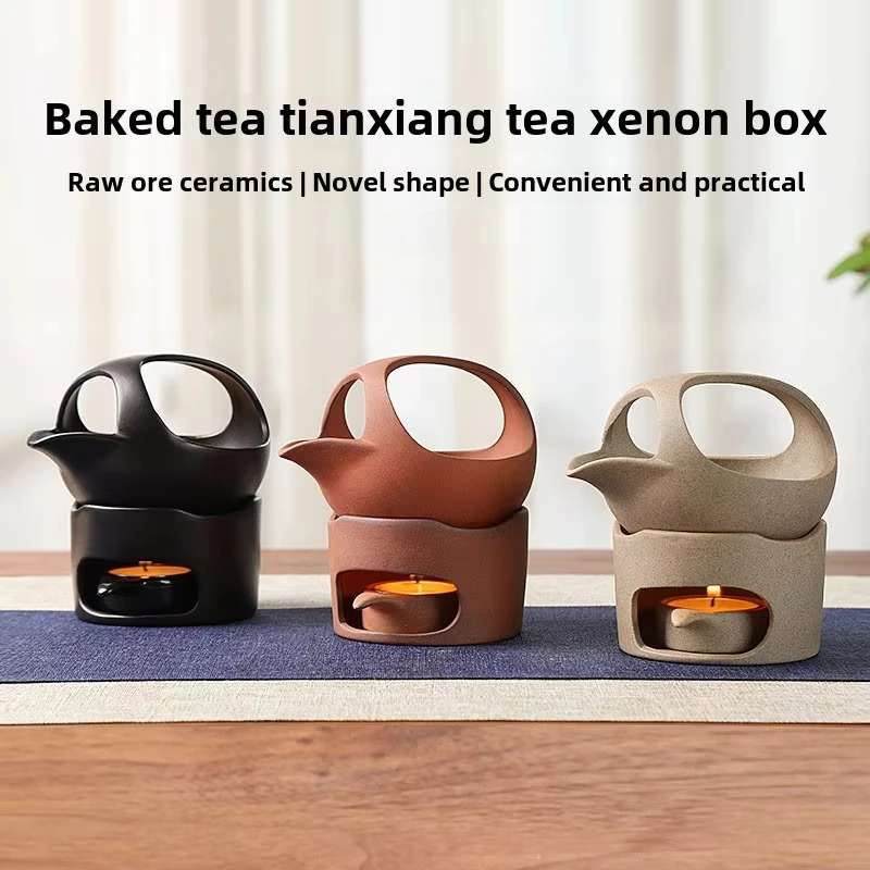 Retro Ceramic Tea Oven Home Tea Roasting Awakening Candle Heating Oven