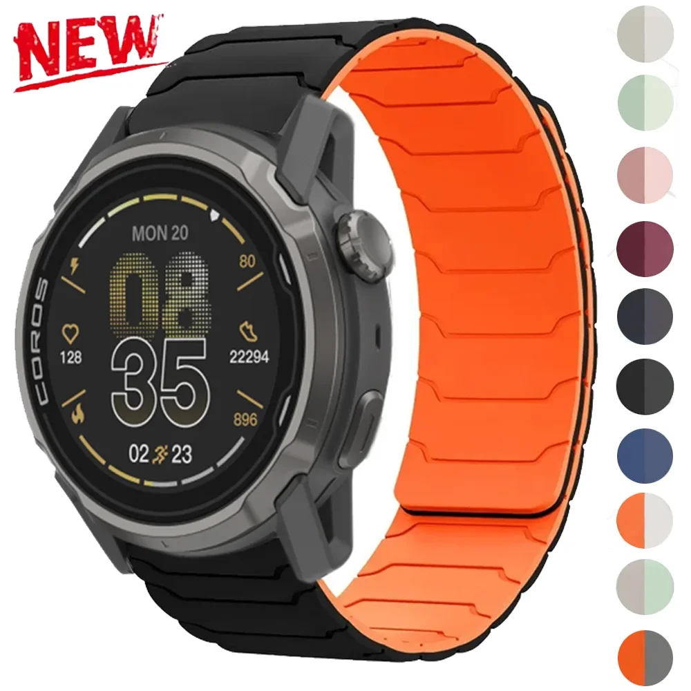 Magnetic Silicone Strap - 20mm/22mm - Comfortable Bracelet Wristband