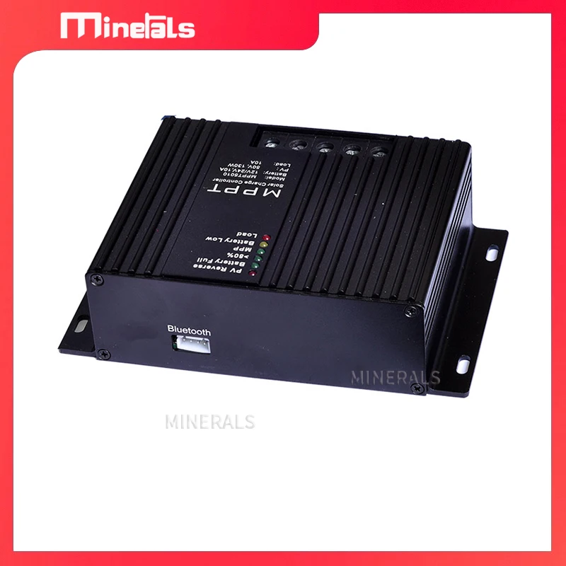 부하 출력 기능이 있는 12V 24V 10A 스마트 솔라 MPPT 컨트롤러 충전기 컨트롤러 지원 Bluetooth APP LCD 컨트롤러