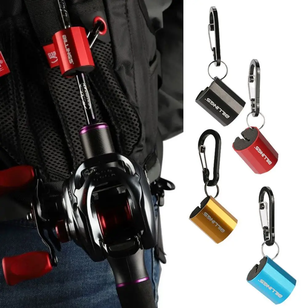 FishingRodHolderClipMetalHousingSupportWearableBeltClipRod