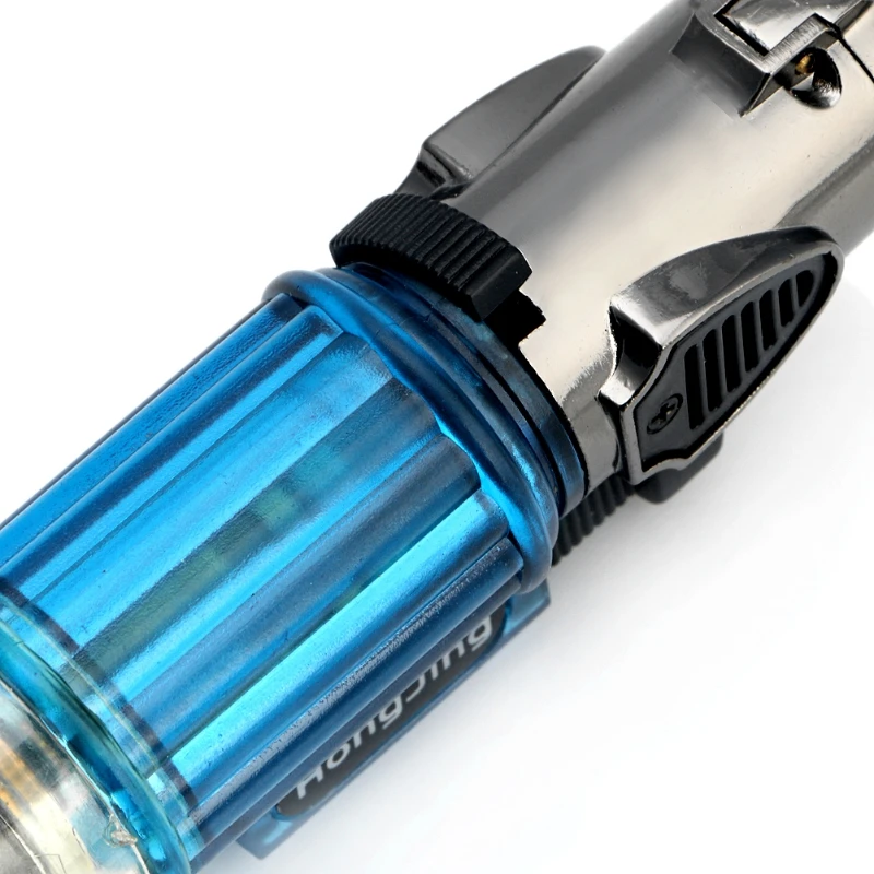 H55A Windproof Trip Torch Jet Flame Refillable gas Cigarette Cigar