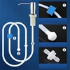 Kitchen Tool Stainless Steel Soap Dispenser with Flexible Silicone Hose for Easy Refills for Bathroom and Kitchen 5