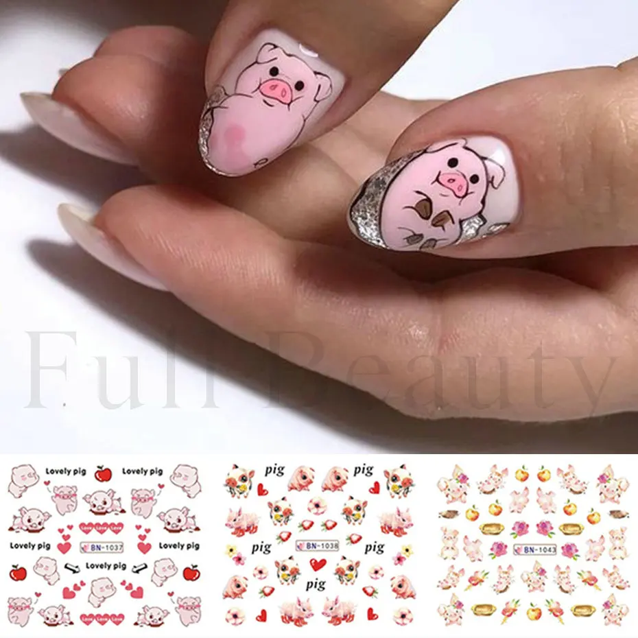 Piglet Nail Art