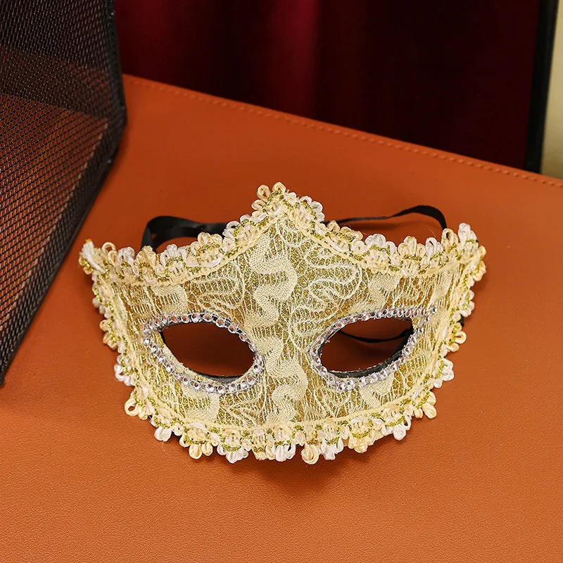 Hochwertige Make-up-Kugelmaske, Halbgesichts-Partykostüm-Accessoire, Unisex-Design für Geburtstage & Festivals, Perfekt für Männer & Frauen – Detail 14