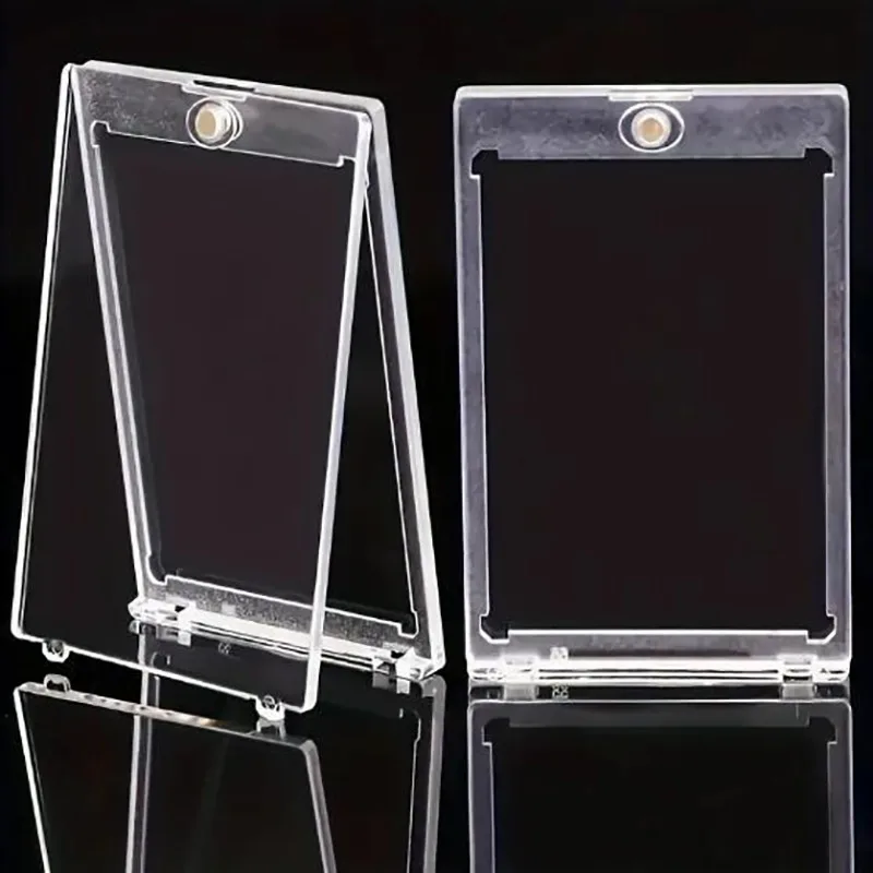Magnetic Holder Trading Cards Protectors 35PT Hard Plastic Sleeves Display Case Pokemon Baseball Sports Standard Card