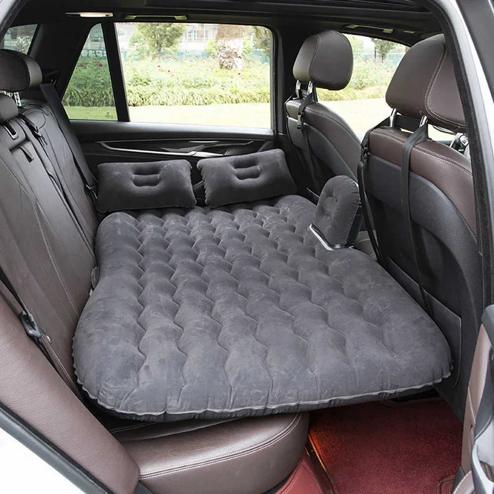 KJOY Car Air Inflatable Travel Mattress Bed Universal for Back Seat Multi functional Sofa Pillow Outdoor Camping Mat Cushion