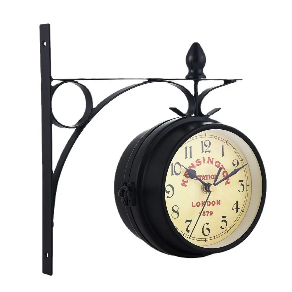 Retro Double-Sided Wall Clock 3